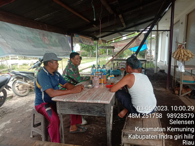 Tingkatkan Keamanan dan Ketertiban Bersama Babinsa Koramil 09/Kemuning