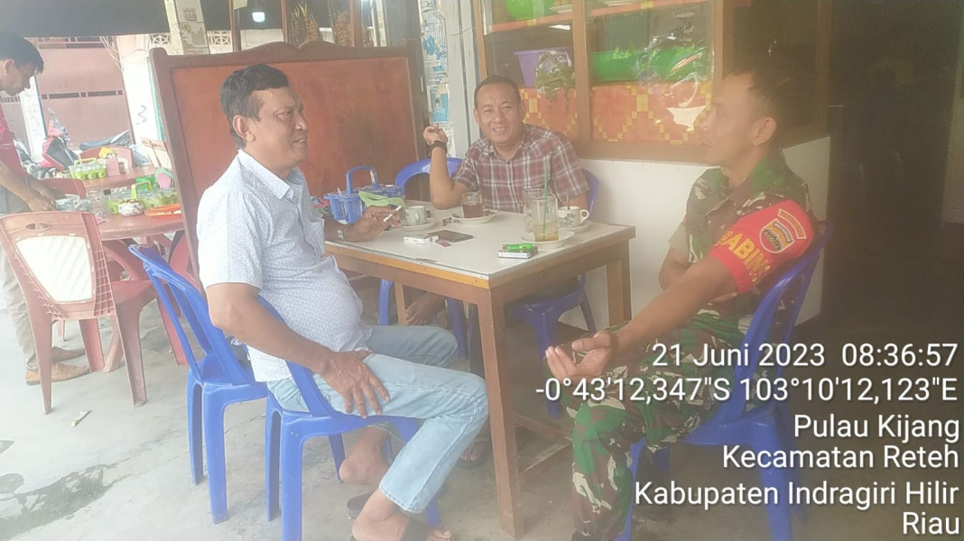 Koramil 07/Reteh Tetap Jaga Keamanan dan Hindari Narkoba