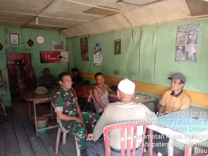 Danramil 04/Kuindra Tegakkan Komsos Untuk Jalin Silaturahmi