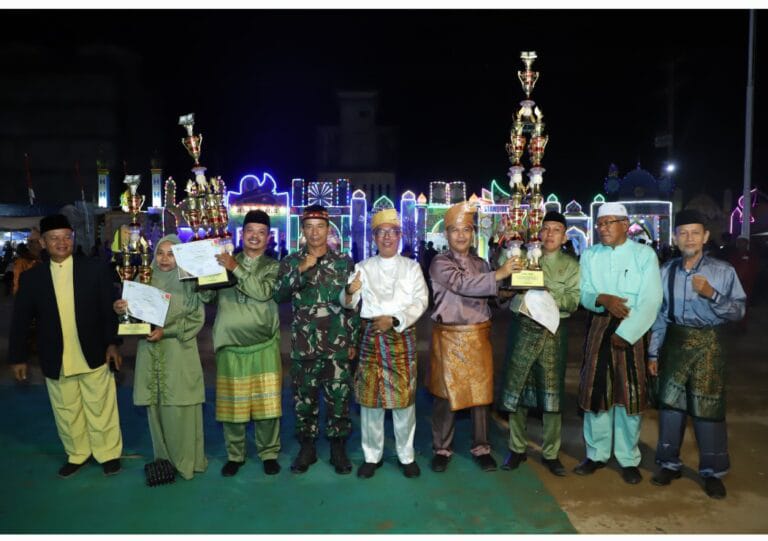 MTQ Ke -50 Tingkat Kecamatan Reteh Tahun 2024 Resmi Berakhir, Kelurahan Pulau Kijang Jadi Juara Umum