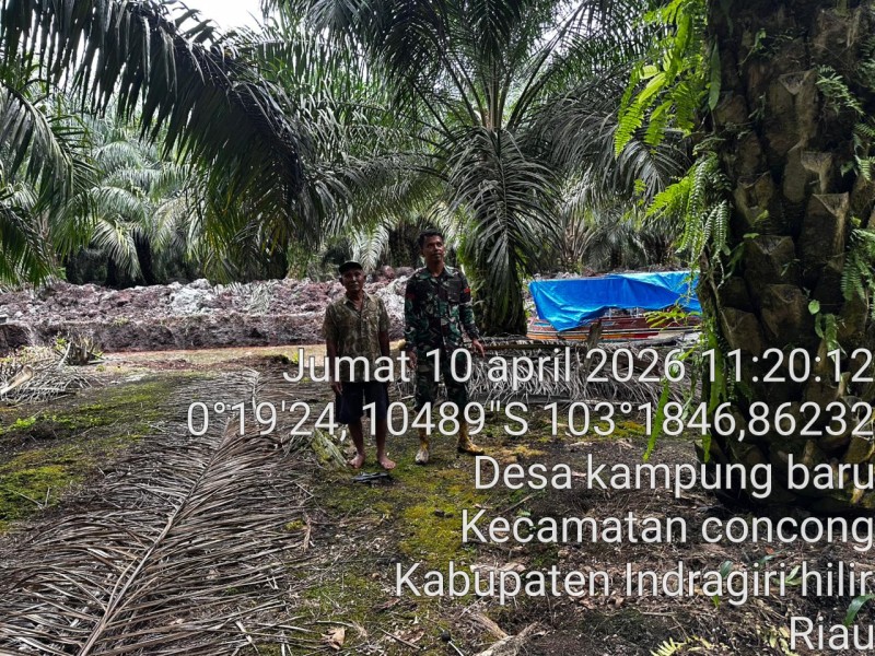 Guna Antisipasi Karhutla, Pratu J. Sembiring Laksanakan Patroli Tapal Batas di Desa Kampung Baru