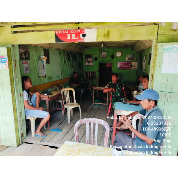 Babinsa Koramil 04/Kuindra Himbau Agar Menghindari Penyalahgunaan Obat-obatan dan Narkotika