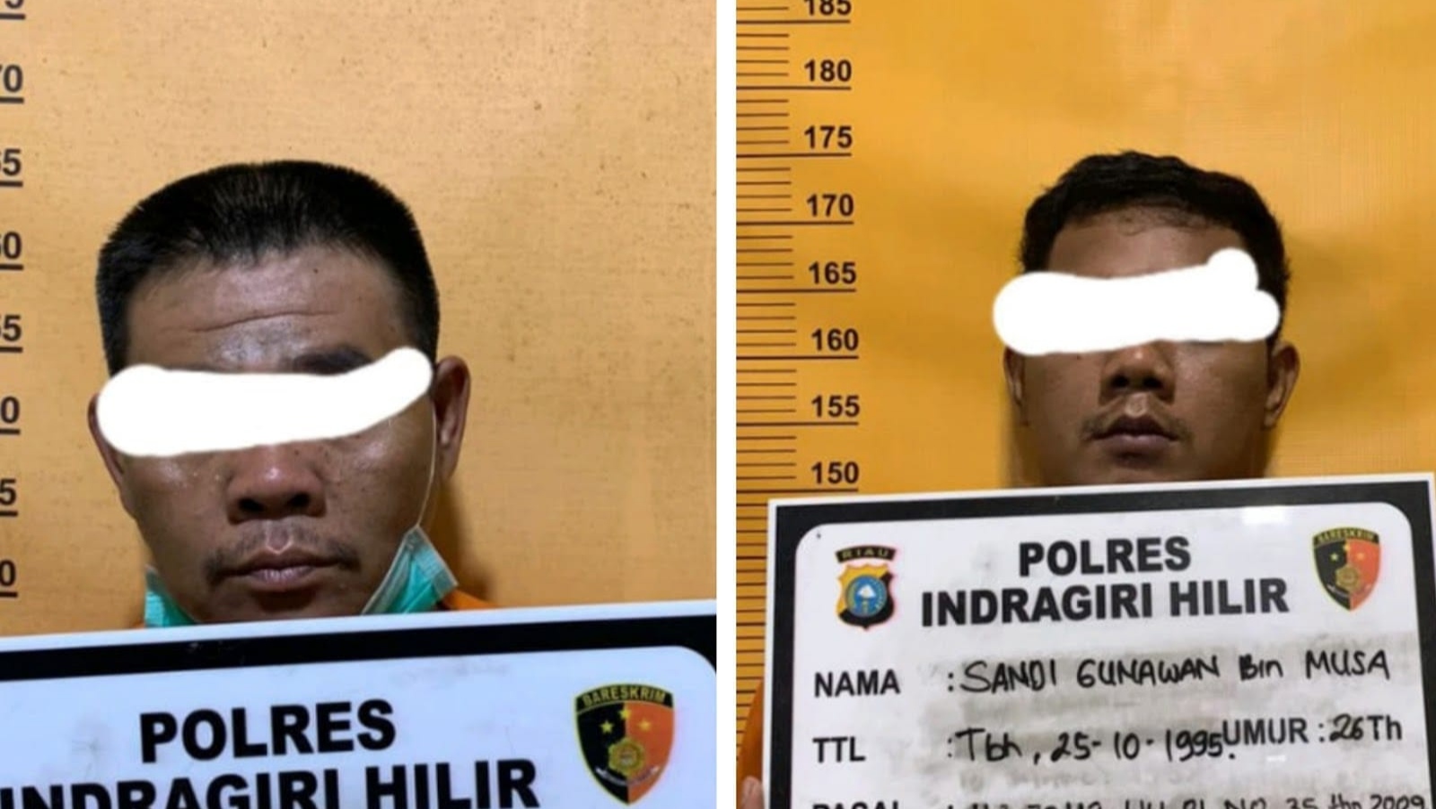 Resnarkoba Polres Inhil Tangkap Dua Terduga Pelaku Transaksi Shabu