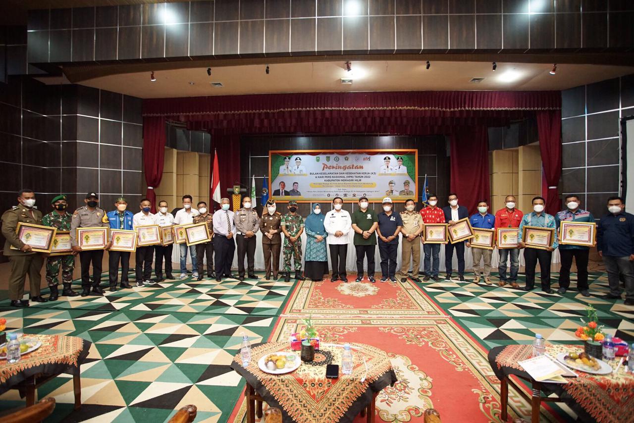 Puncak Peringatan HPN dan Bulan K3 di Inhil Berlangsung Meriah dan Semarak