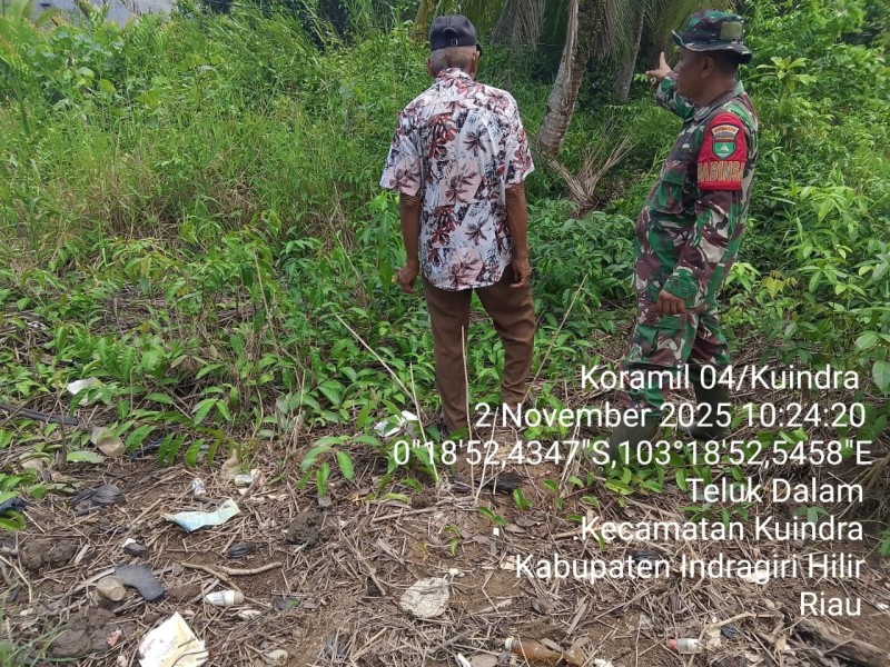 Keamanan dan Ketertiban di Wilayah Tapal Batas Terjaga Koramil 04/Kuindra