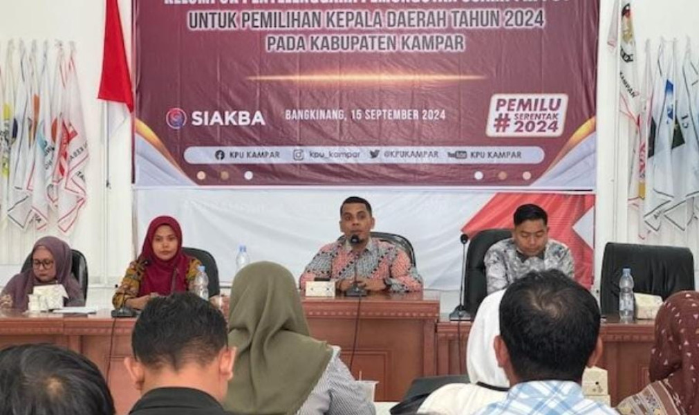 KPU Kampar Rekrut 8.960 Orang KPPS