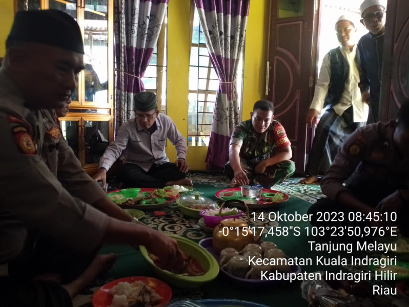 Tingkatkan Silaturahmi Babinsa Hadiri Undangan Warga di Wilayah Binaan