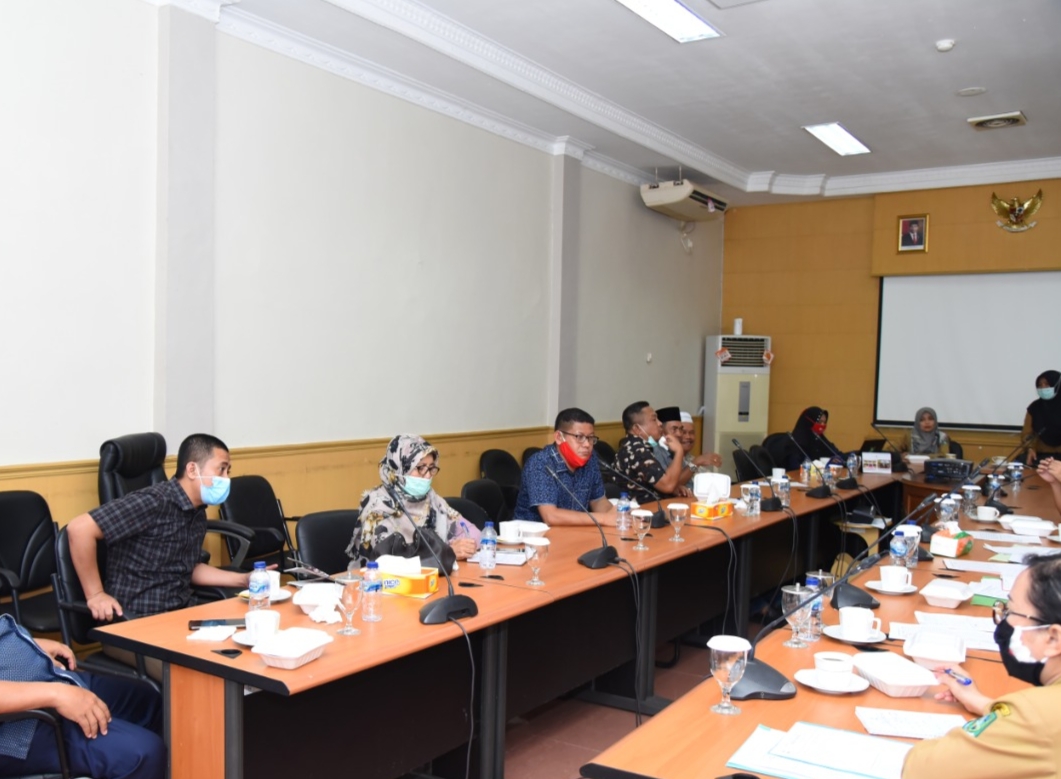 Komisi IV DPRD Bengkalis Bahas Penyaluran Bansos Akibat Covid-19 Dengan Dinas Sosial