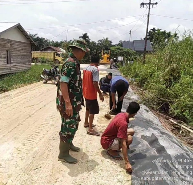 TMMD Ke-123 Kodim 0314/Inhil, Kapten Czi John Kenedi: Mengawal Infrastruktur Desa untuk Meningkatkan Kualitas Hidup