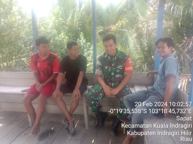 Wujudkan Masyarakat Bertoleransi Antar Sesama Melalui Komsos Babinsa Koramil 04/Kuindra