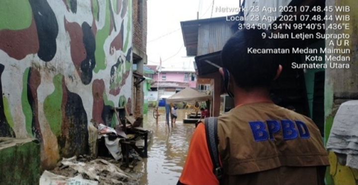 Banjir di Medan, 800 Lebih Rumah Terendam
