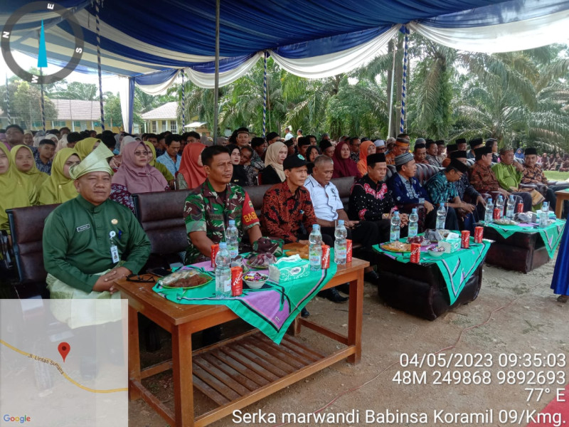 Danramil 09/Kemuning Hadiri Acara Perpisahan SMAN Tuah Kemuning