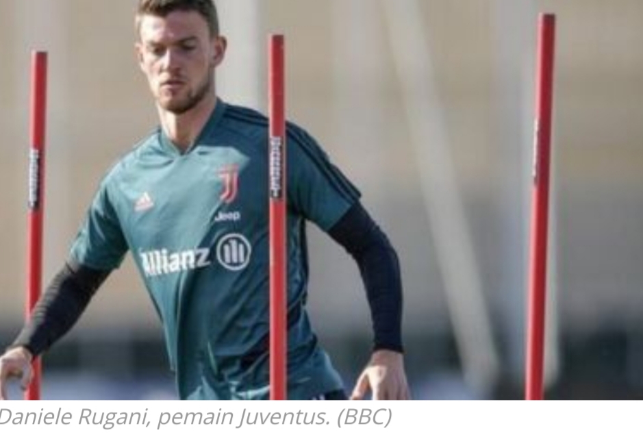 Bek Juventus Daniele Rugani Dilaporkan Positif Virus Corona