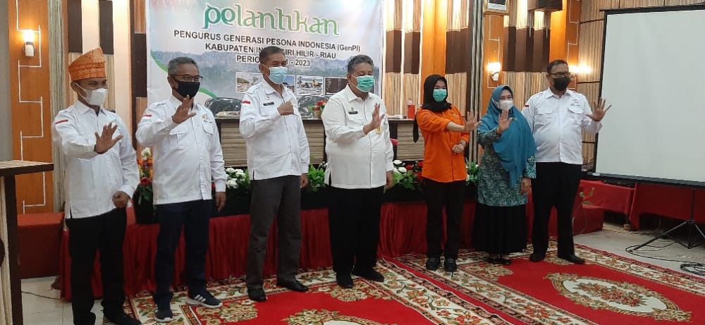 Disparporabud Inhil Gelar Pelantikan Pengurus GenPI Periode 2021-2023