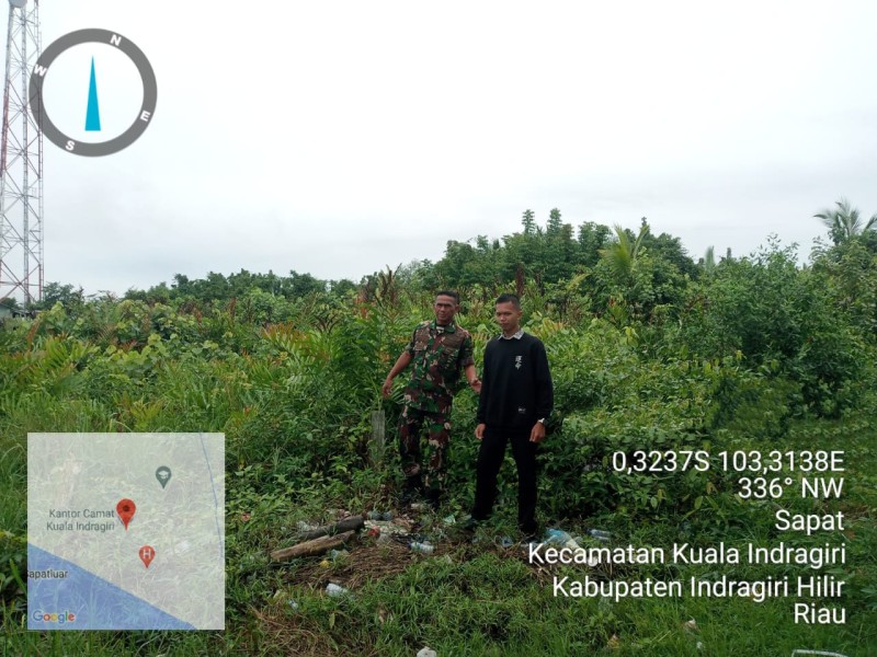 Babinsa Koramil 07/Reteh Secara Rutin Laksanakan Patroli Cegah Karhutla