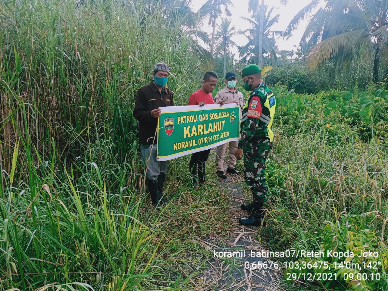 Kopda Joko Suriyono Cegah Karhutla