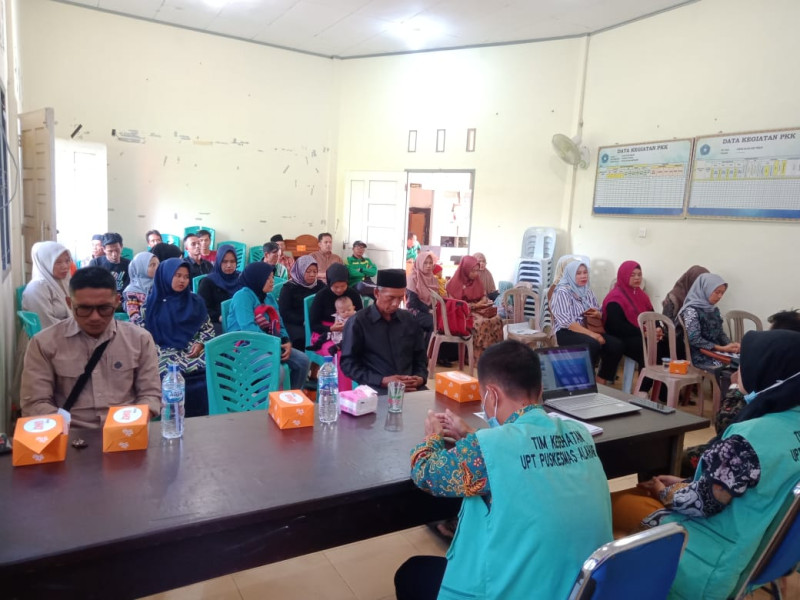 Tingkatkan Kesehatan Balita, Pemerintah Desa Alahair Timur Adakan Rembuk Stunting