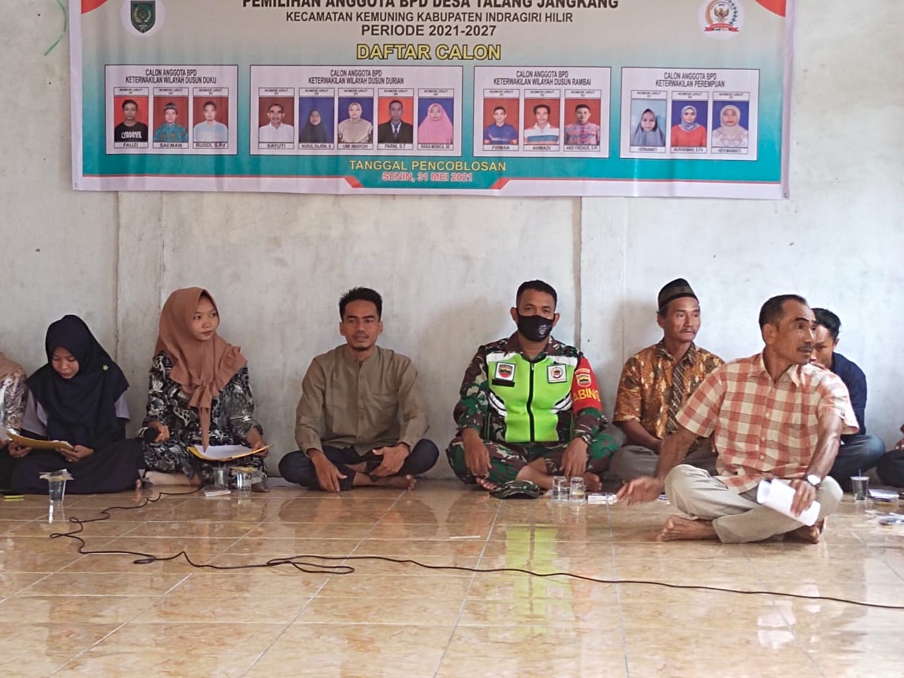 Serda Edi G Harahap Hadiri Acara Penyampaian Visi Misi BPD Desa Talang Jangkang