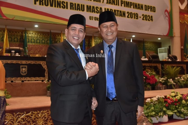Wabup Inhil Kepada Pimpinan DPRD Riau Priode 2019-2024 harus mampu jalankan Fungsi Pengawasannya