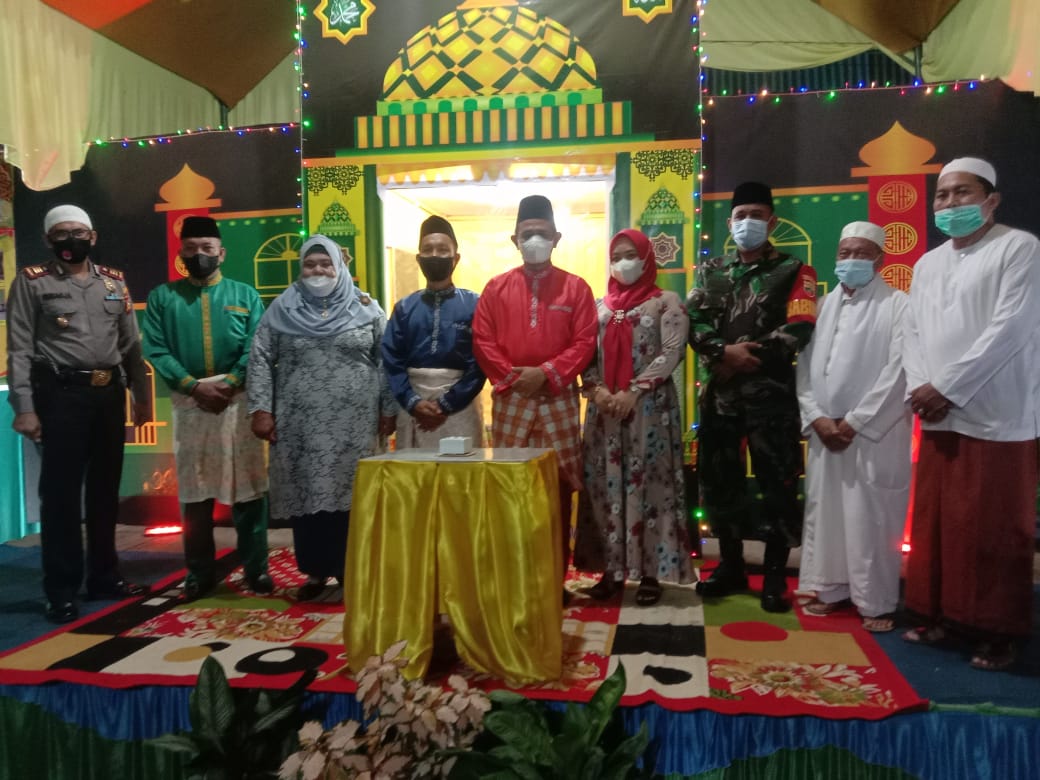 Babinsa Koramil 03/Tempuling Hadiri Pembukaan Seleksi Tilawatil Qur’an Ke-41 Tingkat Kelurahan