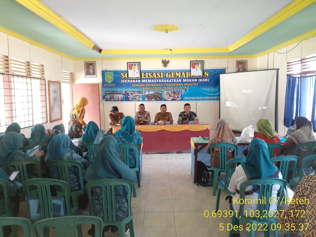 Pembukaan Sosialisasi Gemarikan Oleh Danramil 07/Reteh
