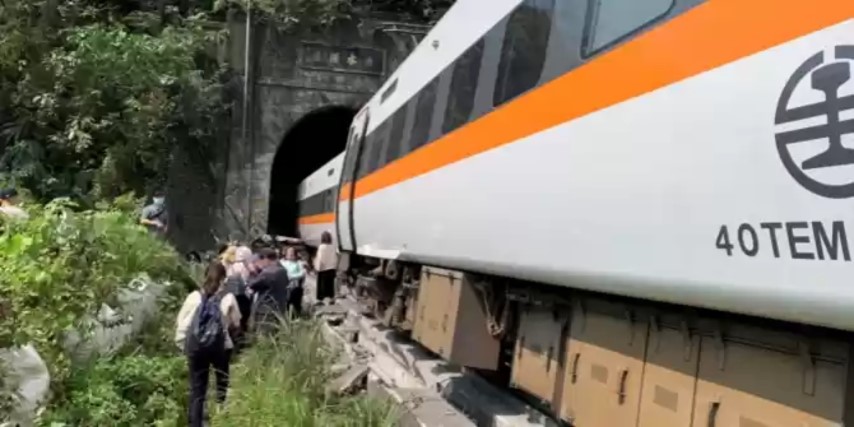 36 Orang Tewas Akibat Kereta Anjlok di Terowongan Taiwan, 70 Lainnya Luka