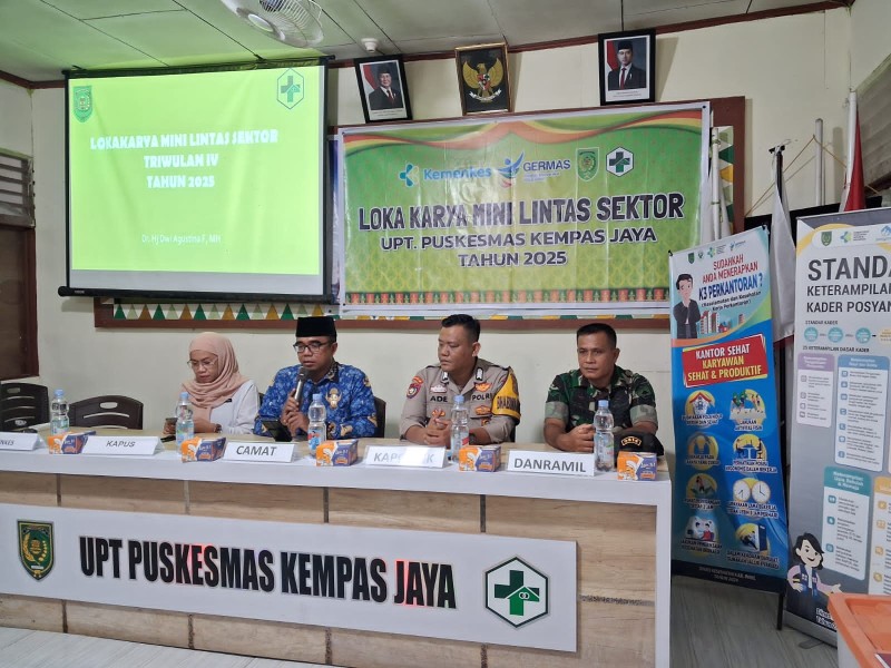 Lokmin Linsek Koramil 03/Tpl: Gerak Cepat Berantas TB dan HIV di Kecamatan Kempas