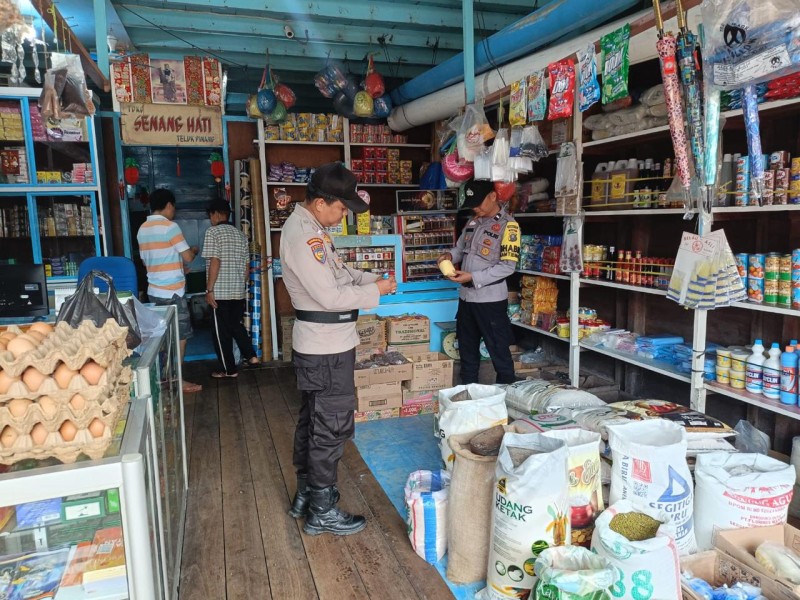 Patroli Roda Dua dan Monitoring Panic Buying dan Pengawasan Penimbunan Bahan Pokok di Wilkum Polsek GAS