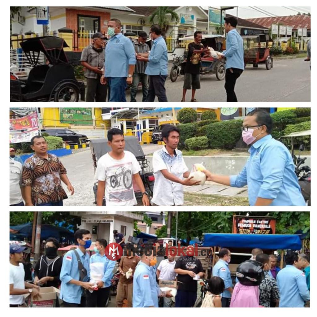 DPD Mapancas Labuhanbatu Bersama Komunitas Telesskop dan Apajake Lakukan Bhakti Sosial