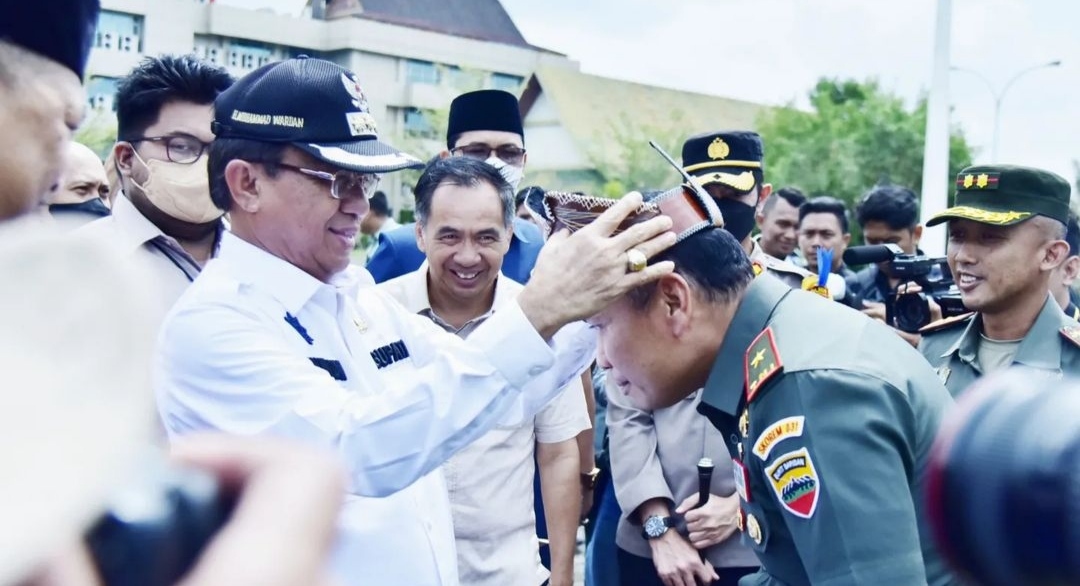 Bupati Inhil Sambut Kunker Danrem 031/Wira Bima