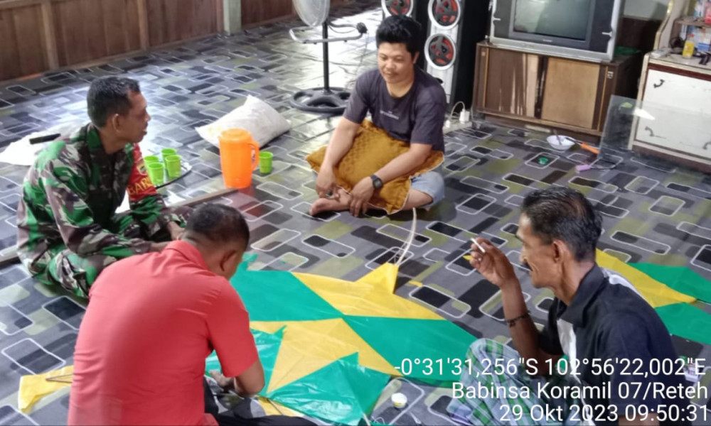 Saat Kemarau Ini, Koramil 07/Reteh Sampaikan Kepada Warga Agar Tidak Membakar Lahan dan Hutan