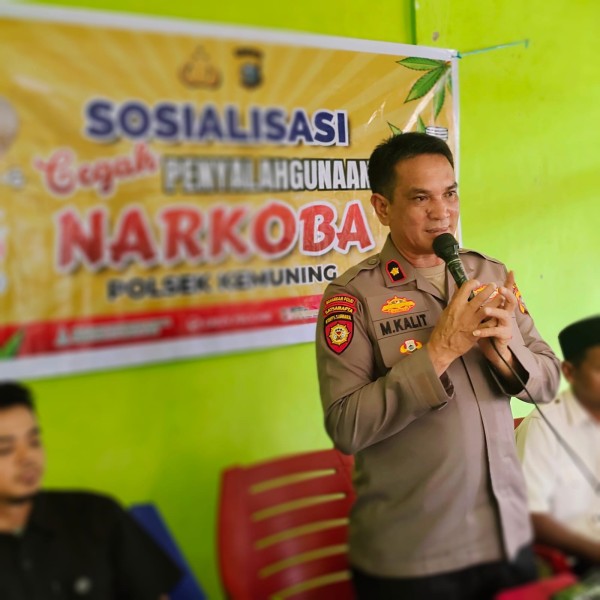 Kapolsek Kemuning; Cegah Narkoba Bukan Sekadar Sosialisasi Tapi Tindakan Nyata untuk Selamatkan Generasi Muda