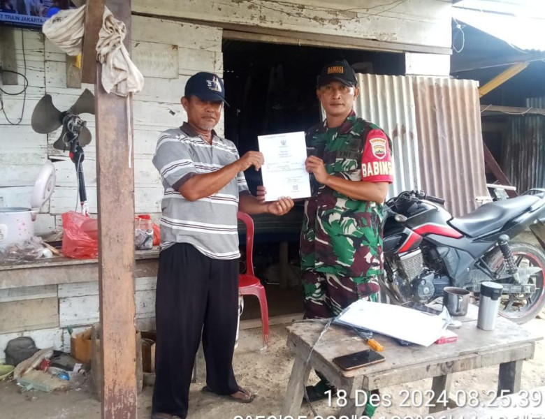 Babinsa Koramil 09/Kemuning Serimpi Hari Juang Kartika