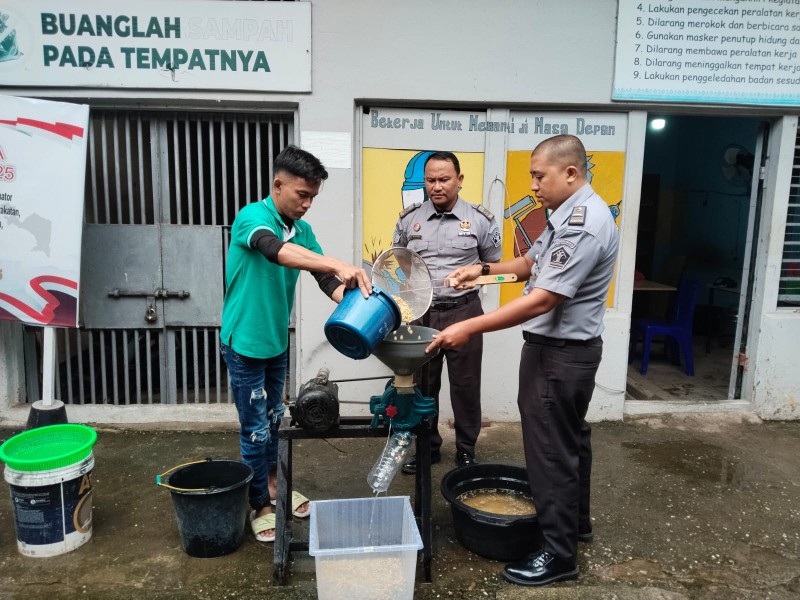 Lapas Tembilahan Kembangkan Kreativitas Warga Binaan Lewat Produksi Tempe dan Susu Kedelai
