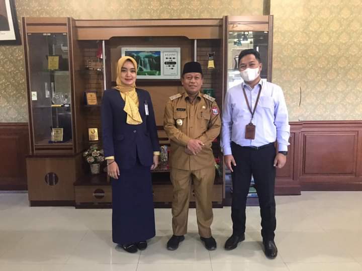 Plt Wali Kota H Waris Thalib Terima Kunjungan PT Bank Mandiri Cabang Tanjungbalai