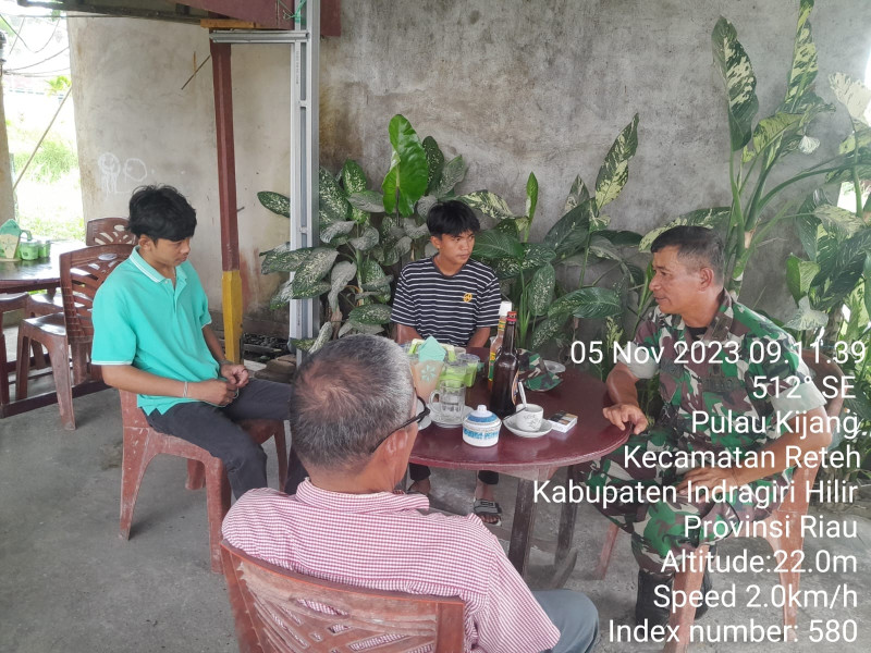 Bagi Warga Yang Berkebun, Koramil 07/Reteh Harapkan Agar Tidak Membakar Lahan dan Hutan