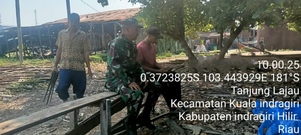 Serda Siahaan, Babinsa Desa Tanjung Lajau: Meningkatkan Kerjasama dengan Masyarakat