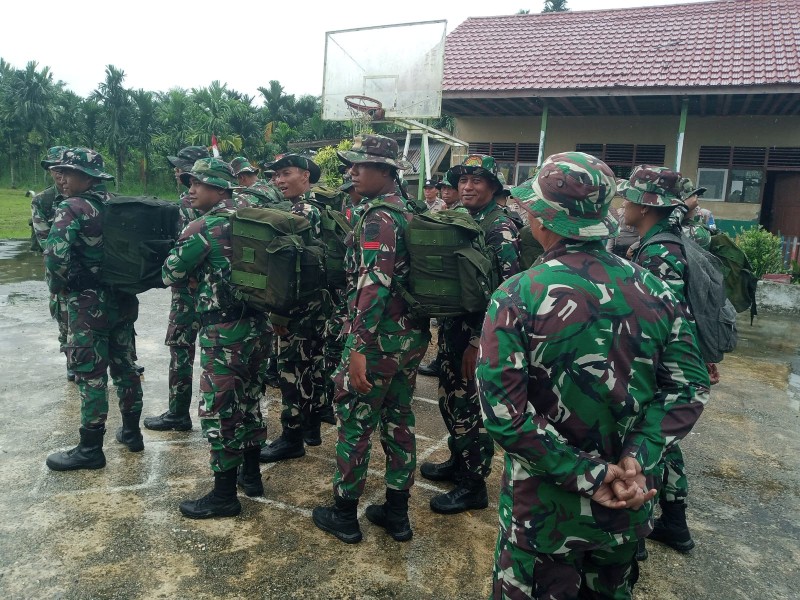 Praka Adzan Niko Ikuti Gladi Bersih Persiapan Upacara Penutupan TMMD ke-123