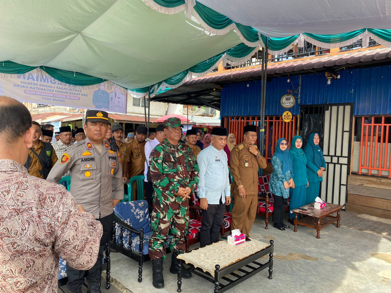 Danramil 05/Gas Kapten Czi Slamet Hirohito Beserta Personil Hadiri Safari Ramadhan Di Kecamatan Gaung