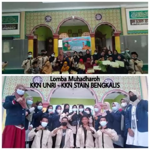 Menyambut HUT RI KE-76 Mahasiswa KUKERTA Universitas Riau Mengadakan Kegiatan Islami