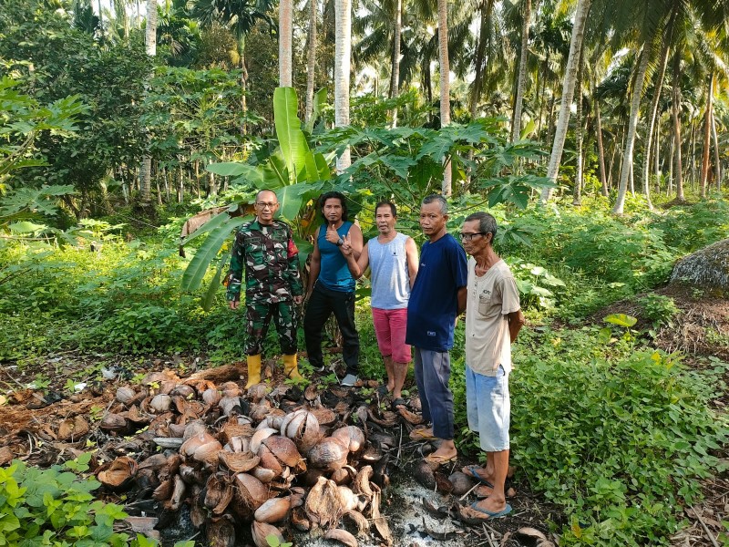 TERUS WASPADA KARHUTLA, BABINSA KORAMIL 03/TPL PATROLI TAPAL BATAS DESA DANAU PULAI INDAH