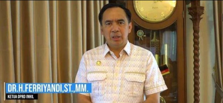 Ketua DPRD Ucapkan Selamat Atas Dilantiknya H. Afrizal Jadi Sekda Inhil