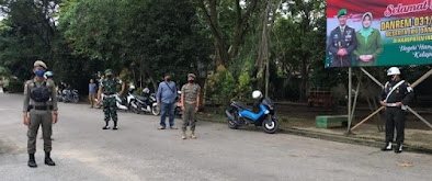 Satpol PP Inhil Lakukan Pengamanan Kunjungan Kerja Danrem 031/Wira Bima ke Inhil