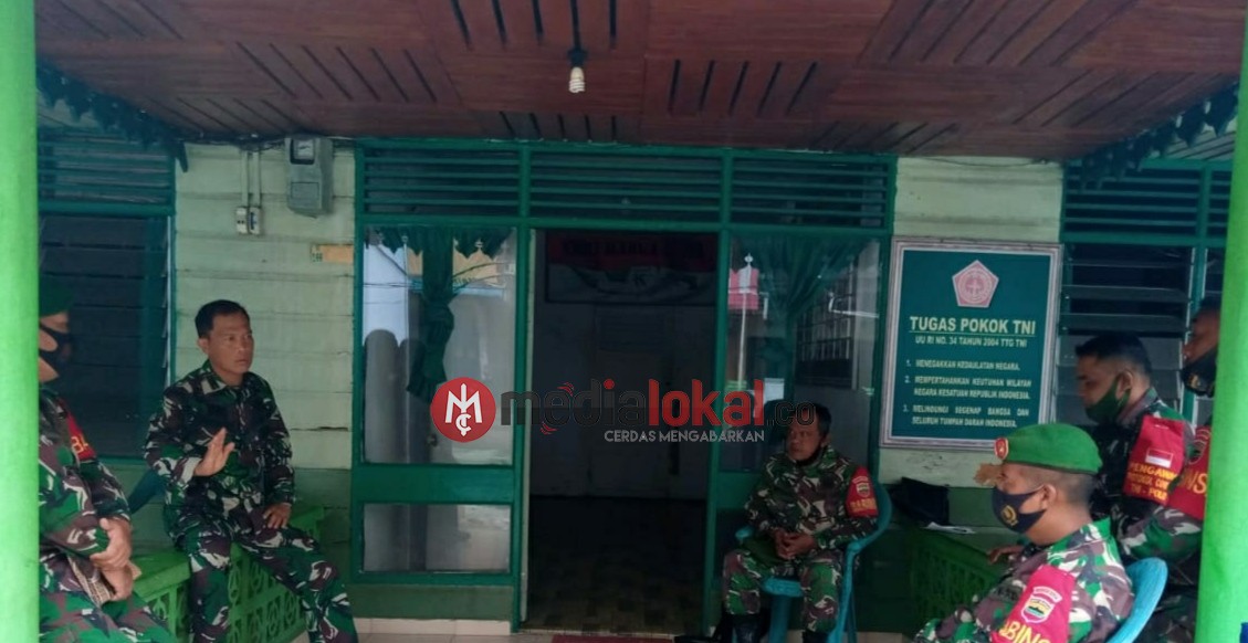 Berikan Arahan dan Evaluasi Kegiatan Babinsa, Danramil 06/Kateman Sampaikan Hal ini