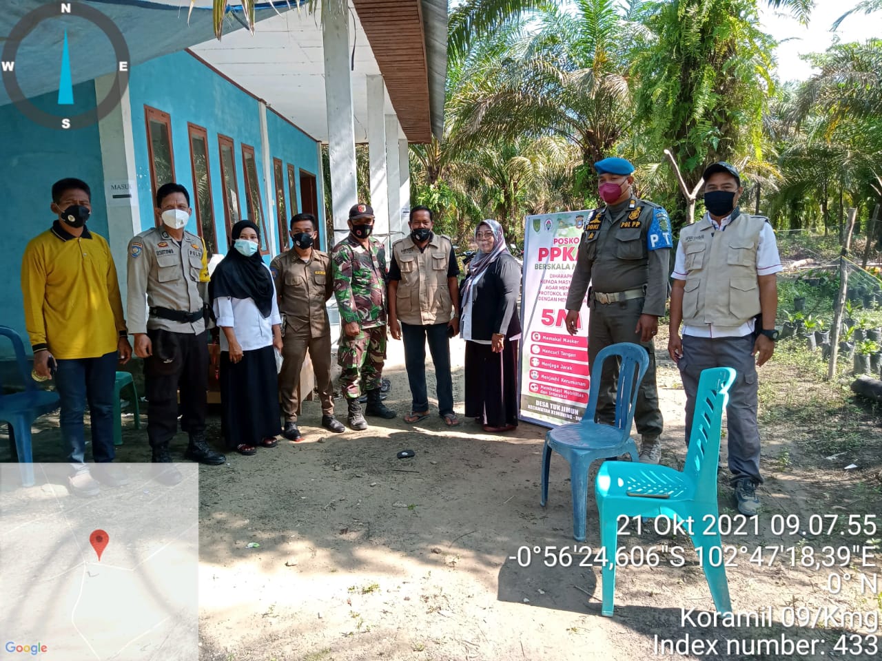 Babinsa Koramil 09/Kemuning Amankan Pilkades Tukjimun