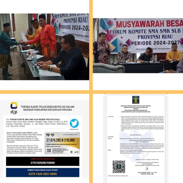 Sah, Kampriwoto Pimpin Forkom SMA, SMK, SLB Negeri Se Riau