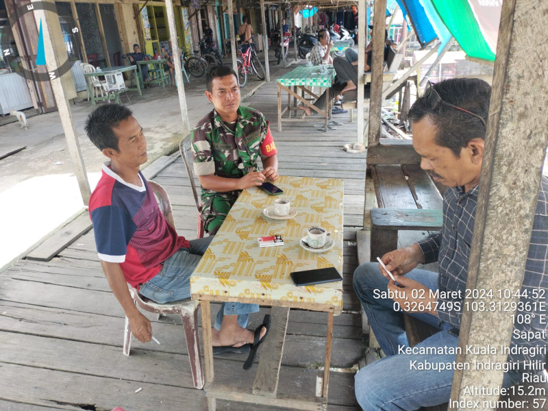 Jaga Kekompakan, Babinsa Koramil 04/Kuindra Harap Untuk Kembali Aktifkan Siskamling