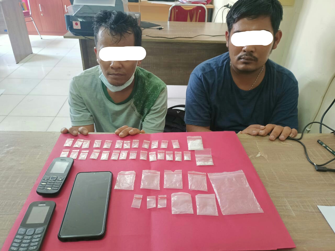 Dua Pria kecamatan Dayun Masuk Jeruji Besi Disebabkan Narkoba