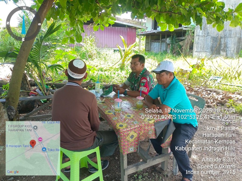 Babinsa Ngubahi Sipayung: Garda Terdepan Pererat Kerukunan di Kampung Pancasila