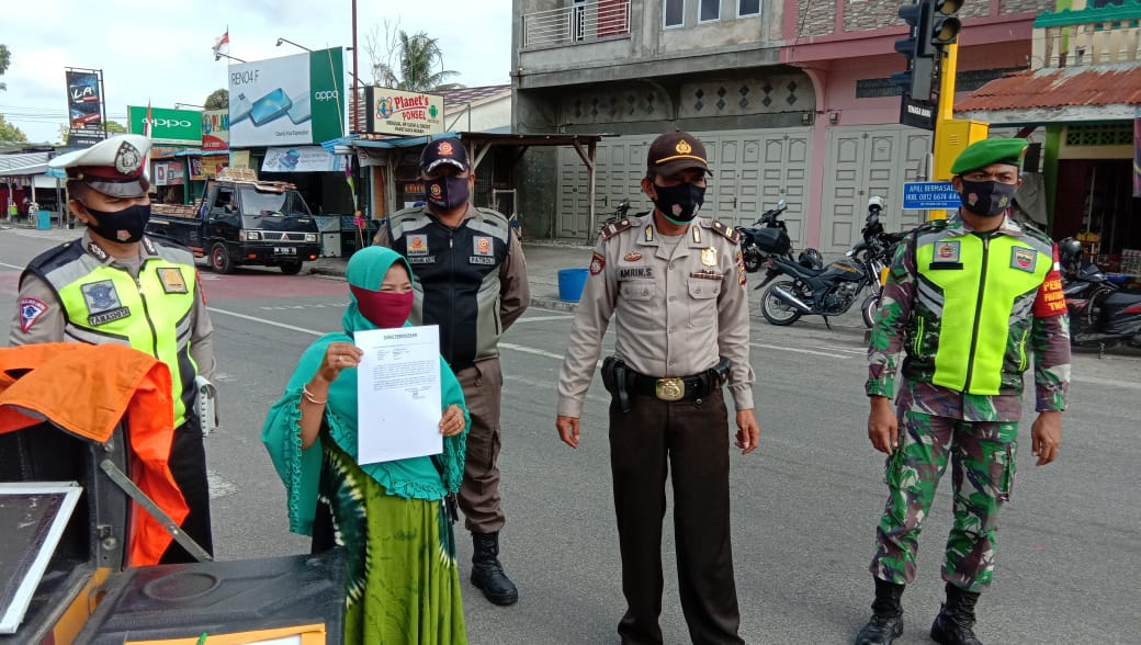 Tingkatkan Kesadaran Masyarakat, TNI-Polri dan  Satpol PP Siak Terus Laksanakan Operasi Yustisi
